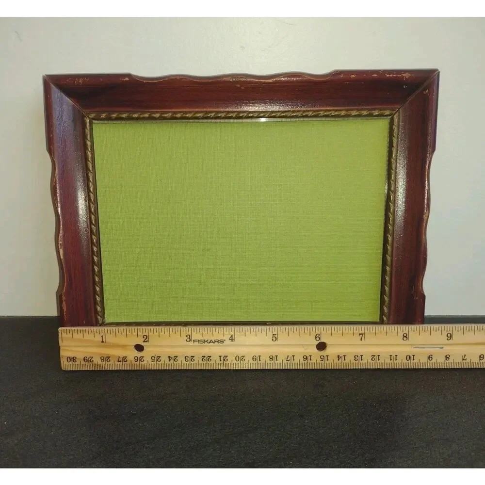 Vintage Wooden Picture Photo Frame 5x7 Farmhouse Cottage Core Traditional Wall